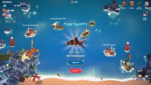 图片[5]-全球鱼友俱乐部：放置好时光（Tiny Aquarium Social Fishkeeping）免安装中文版-梨子乐游戏