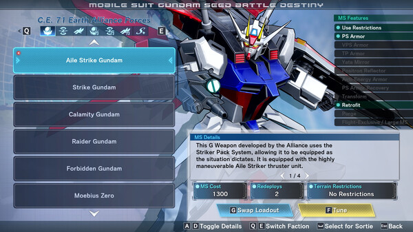 图片[5]-机动战士 GUNDAM SEED 激斗命运 复刻版 v1.0.1（MOBILE SUIT GUNDAM SEED BATTLE DESTINY REMASTERED）免安装中文版-梨子乐游戏