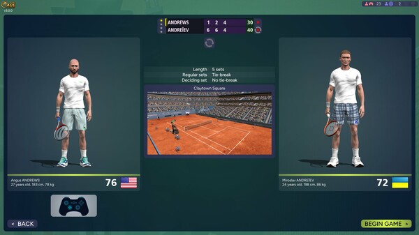 图片[4]-全王牌网球模拟器 v3.3.1（Full Ace Tennis Simulator）免安装中文版-梨子乐游戏