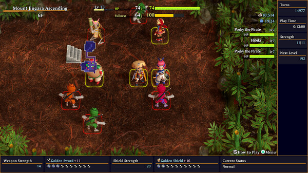 图片[3]-千变的迷宫 风来的希炼6 蛇蜷岛探险谭 v2.2.1（Shiren the Wanderer The Mystery Dungeon of Serpentcoil Island）免安装中文版-梨子乐游戏