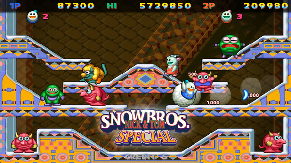 图片[4]-雪人兄弟特别：周年纪念版 v1.0.0（SNOW BROS. SPECIAL: ANNIVERSARY EDITION）免安装中文版-梨子乐游戏