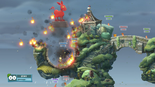 图片[2]-百战天虫：战争武器 v1637（Worms W.M.D）免安装中文版-梨子乐游戏