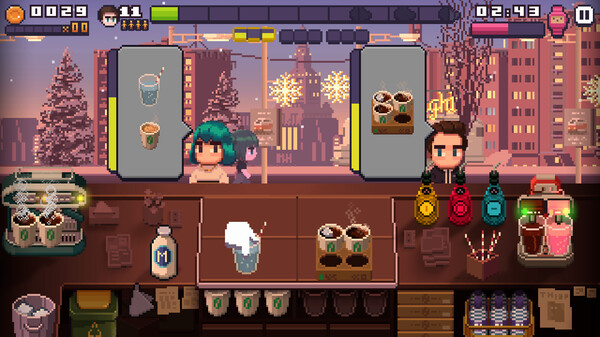 图片[4]-像素风咖啡店（Pixel Cafe）免安装中文版-梨子乐游戏