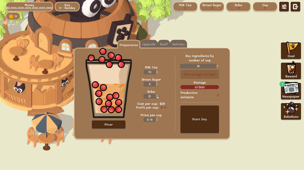 图片[3]-珍珠奶茶店模拟器：放置商店管理 Build.10979297（Boba Simulator : Idle Shop Management）免安装中文版-梨子乐游戏