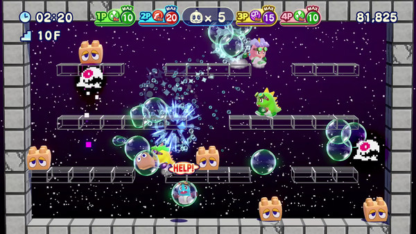 图片[4]-泡泡龙4伙伴 头骨怪与创意工坊 v1.0.1（Bubble Bobble 4 Friends）免安装中文版-梨子乐游戏