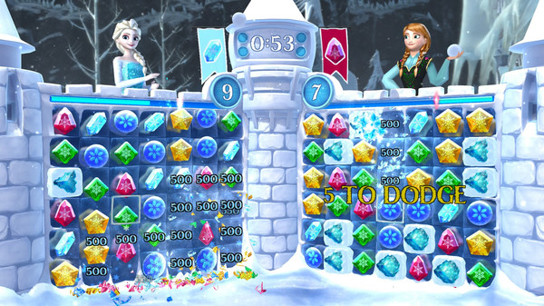 图片[2]-冰雪奇缘冰纷乐：雪球大战（Frozen Free Fall: Snowball Fight）免安装中文版-梨子乐游戏