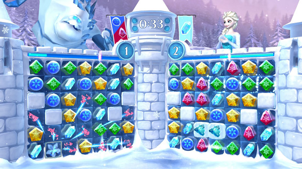 图片[3]-冰雪奇缘冰纷乐：雪球大战（Frozen Free Fall: Snowball Fight）免安装中文版-梨子乐游戏